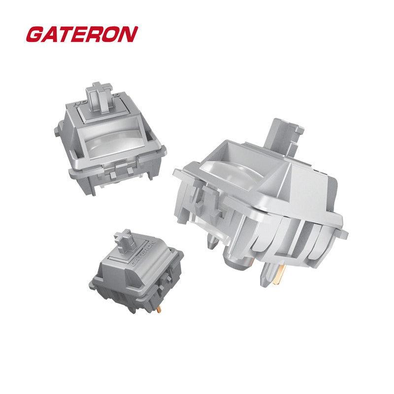 Gateron Milkshake Silver POM Mechanical Switches