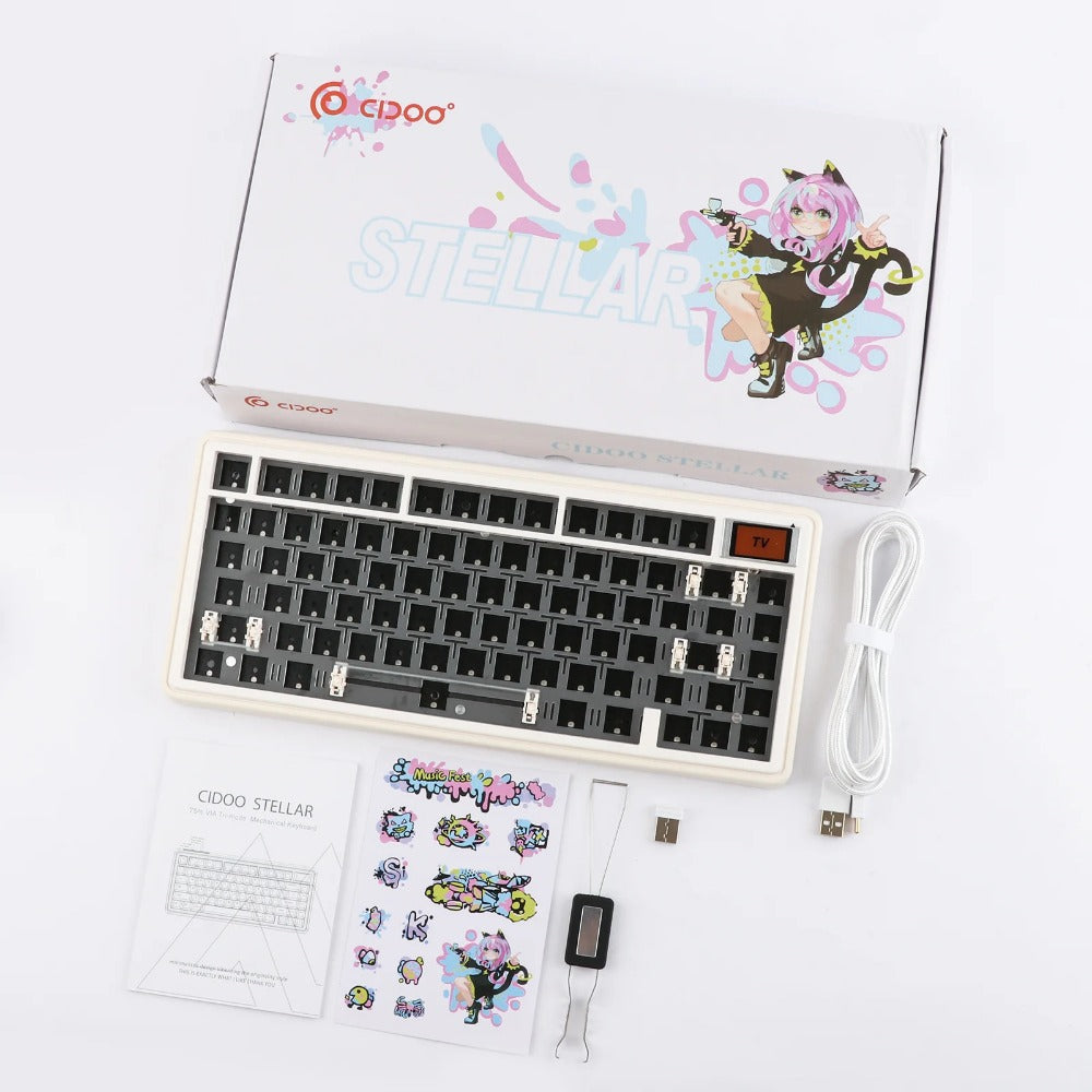 CIDOO ABM081 Stellar Gasket Hot-swappable Mechanical Keyboard