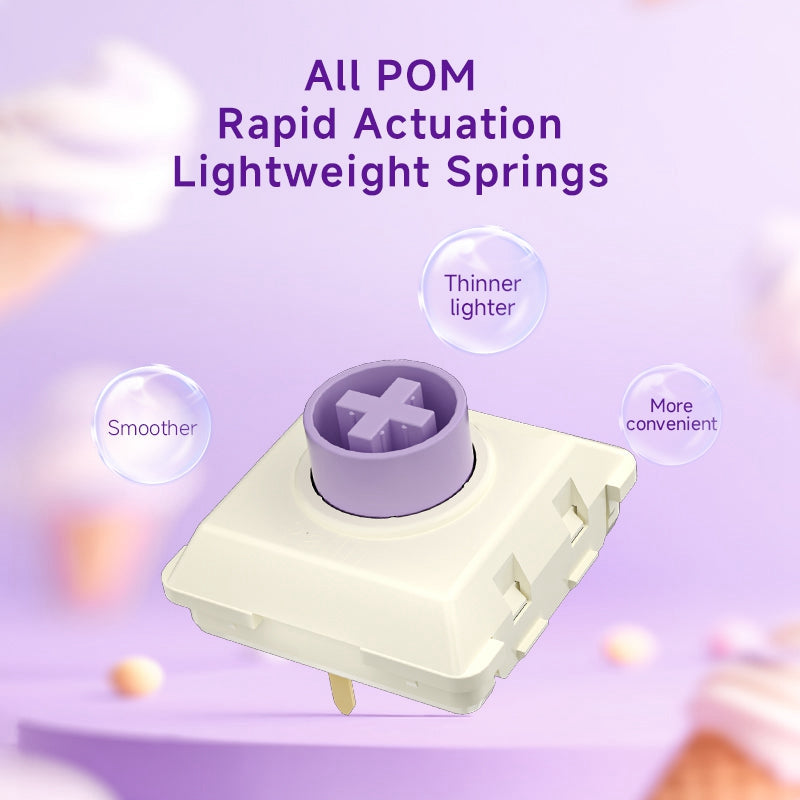 Kailh Ice Cream Mini Low Profile POM Mechanical Switches