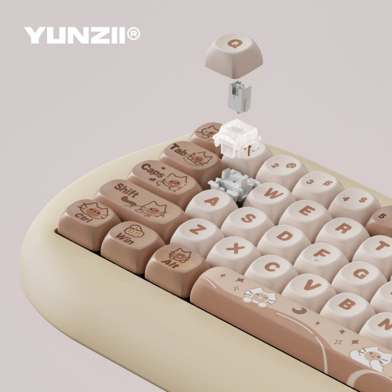 YUNZII C68 HI-FI Mechanical Keyboard