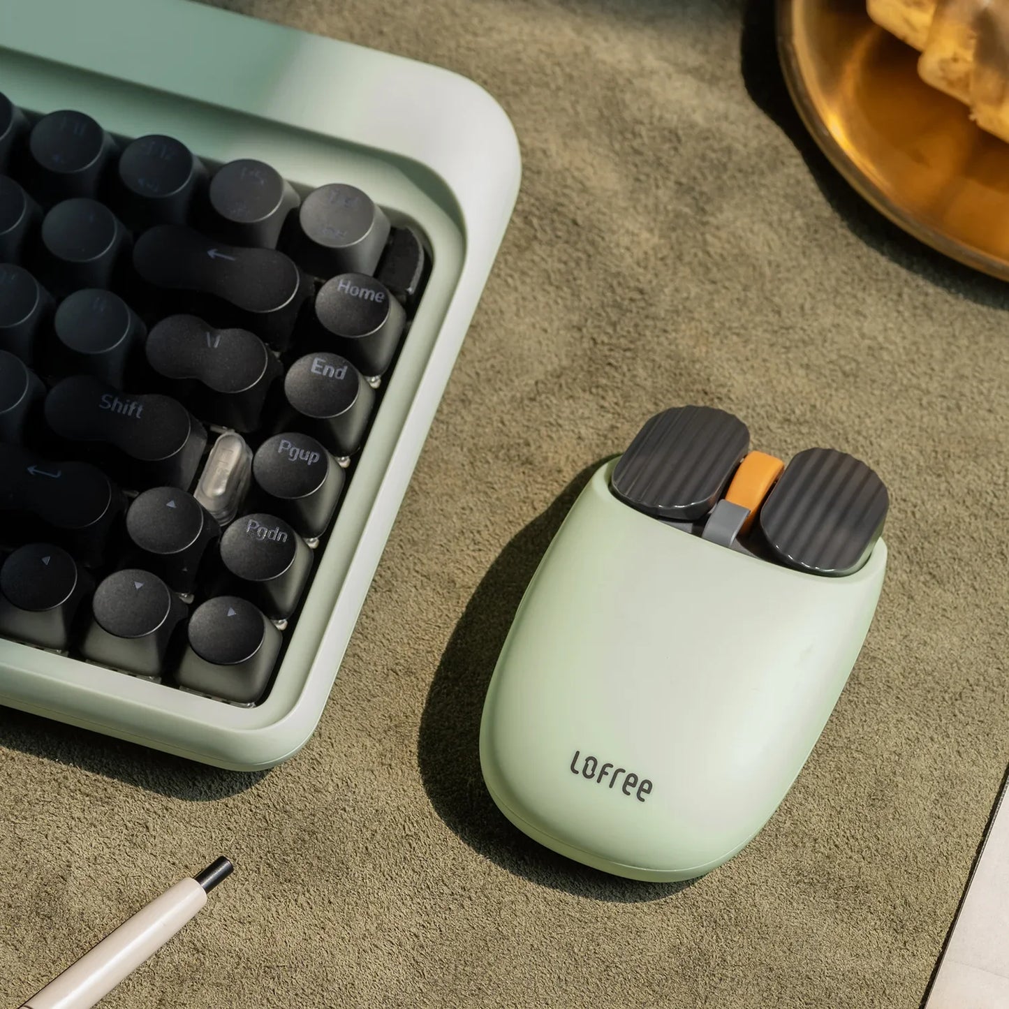 Lofree Wavy Chips Bluetooth Mouse – Ergonomic Dual-Mode Wireless Design