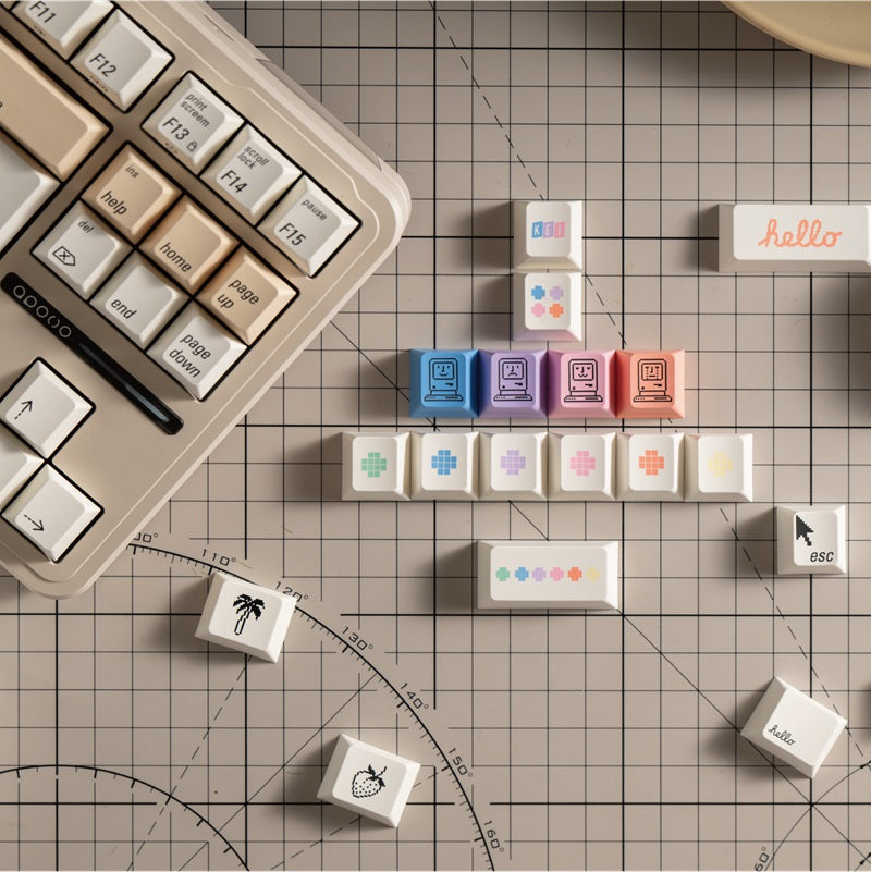 Keyboard Science Mac Color Cherry Profile ABS/PBT Keycaps Set