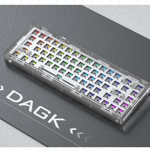 DAGK Acr68Pro Transparent Keyboard Kit - IPOPULARSHOP
