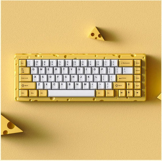 AJAZZ AC067 Cheese Theme Gasket RGB Mechanical Keyboard