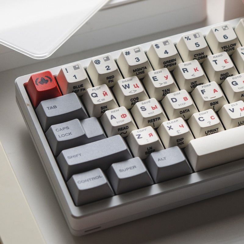 FBB Delta Retro Russian Cherry Profile Keycaps Set