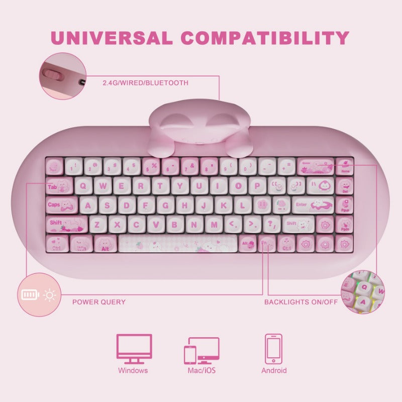 YUNZII C68 HI-FI Mechanical Keyboard