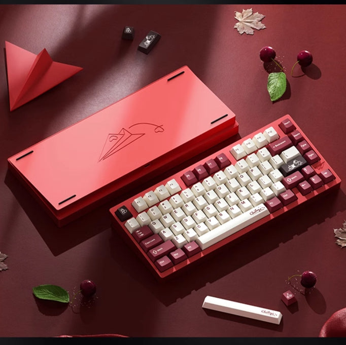 WEIKAV D75 Paper Plane Aluminum Alloy Mechanical Keyboard