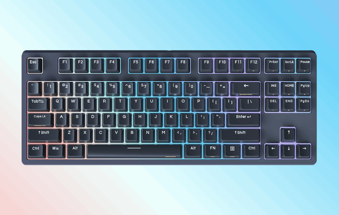 Anne Classic D87 RGB 87 Keys RGB Single Mode Wired Mechanical Keyboard - IPOPULARSHOP