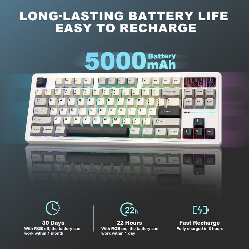 YUNZII YZ87 Gasket Gaming Mechanical Keyboard