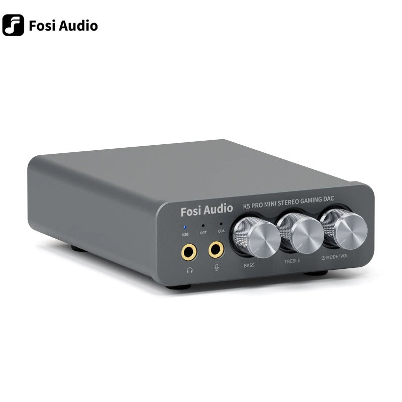 Fosi Audio K5 PRO Mini Stereo Gaming DAC & Headphone AMP