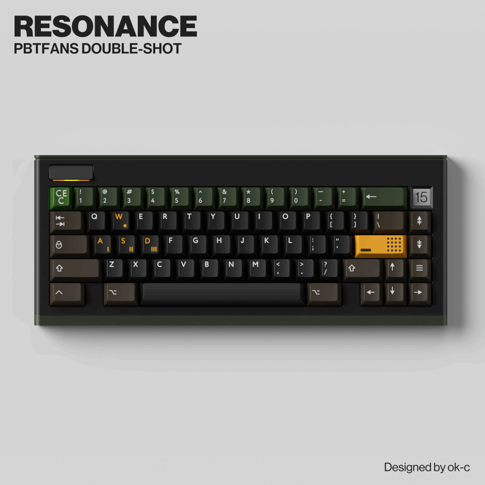 KBDfans RESONANCE Cherry Keycaps Set - IPOPULARSHOP