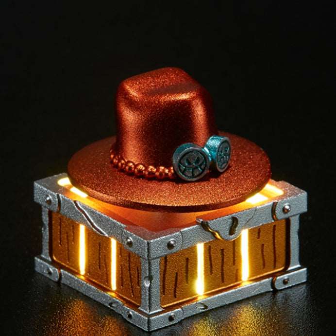 ZOMOPLUS One Piece Ace Artisan Keycap - IPOPULARSHOP