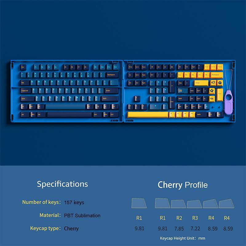AKKO Macaw ASA /Cherry Profile PBT Keycaps Set - IPOPULARSHOP