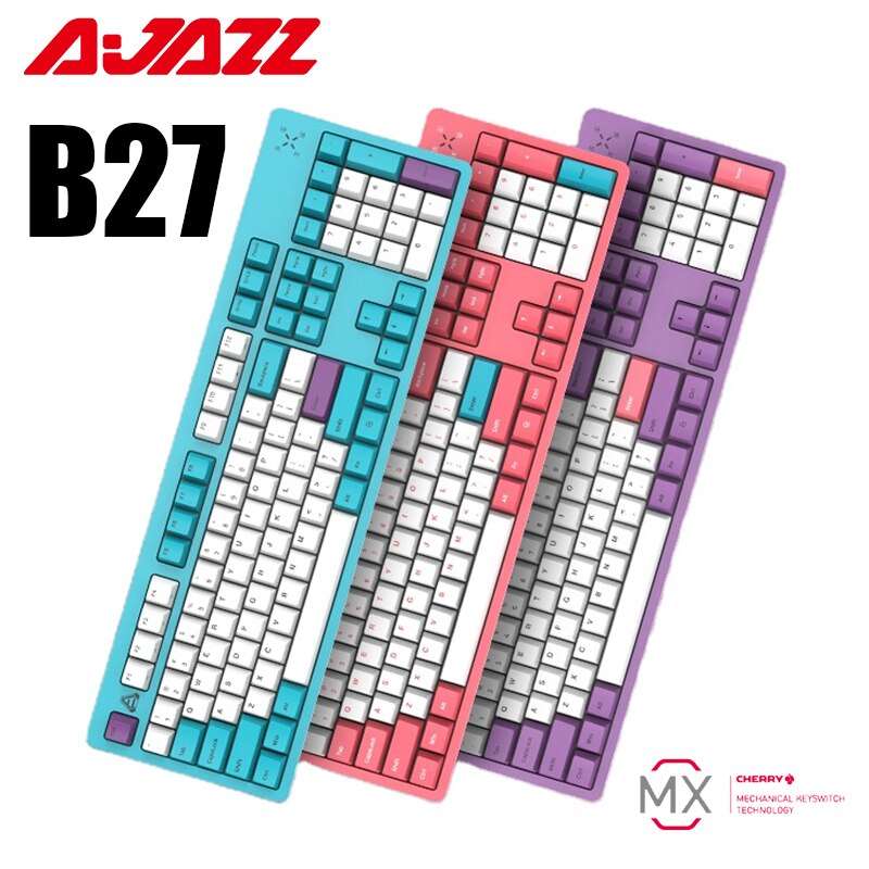 AJAZZ B27 Mechanical 104Keys Gaming Keyboard - IPOPULARSHOP