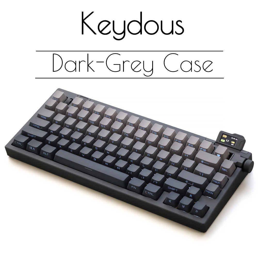 Keydous NJ80 Pro Display Screen with Knob Aluminium Alloy Mechanical Keyboard