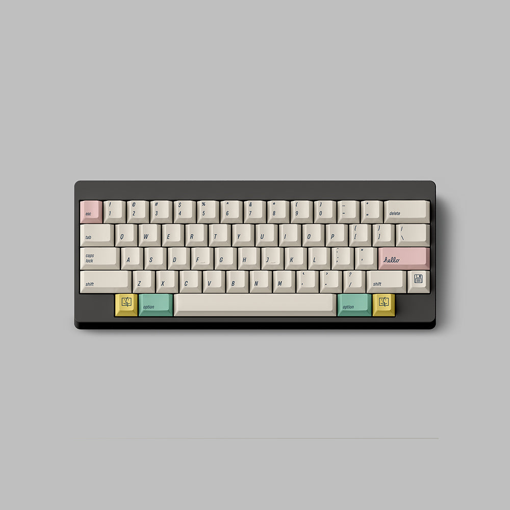 FBB 2100 Retro Creamy White Cherry Profile Keycaps Set