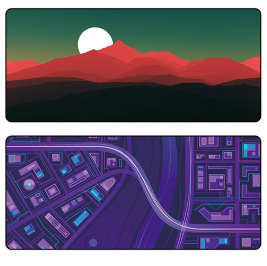 FBB Sunrise/Map Mouse Pad/Desk Mat
