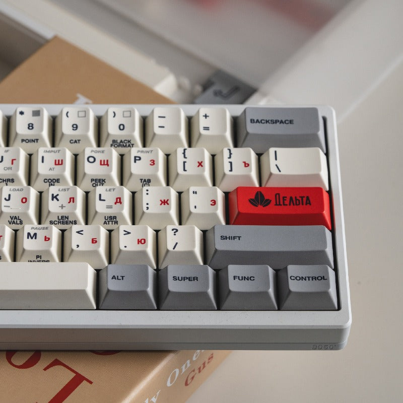 FBB Delta Retro Russian Cherry Profile Keycaps Set