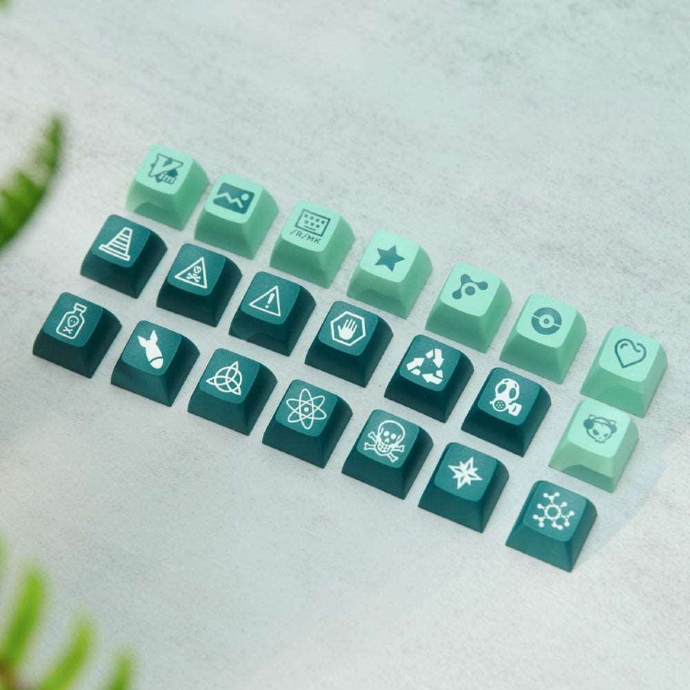Akko Herb Garden Green OSA PBT Keycaps - IPOPULARSHOP