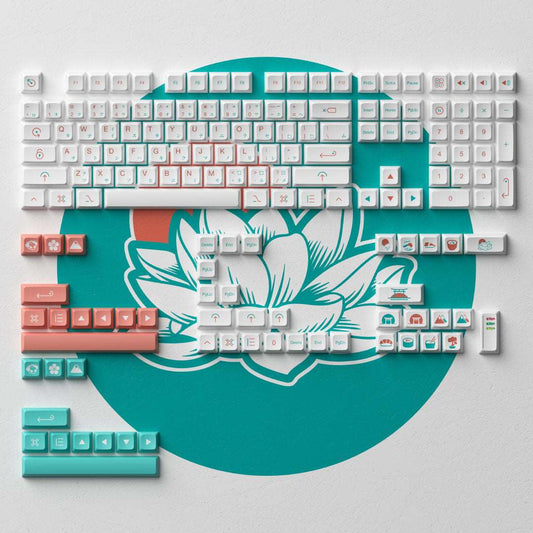 Akko Aka-Fuji/Taiko No Tatsujin/World Tour Shanghai JDA Keycaps - IPOPULARSHOP