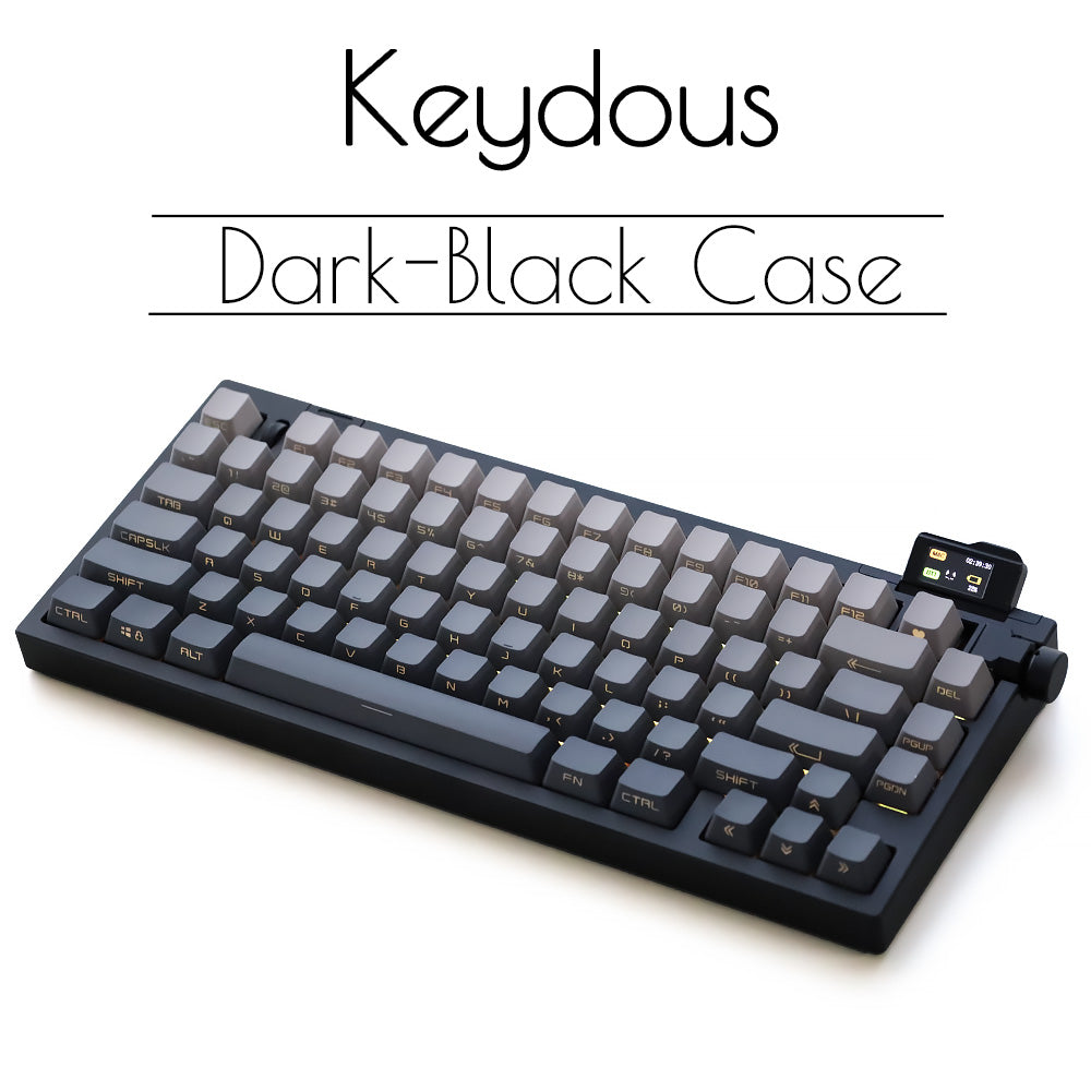 Keydous NJ80 Pro Display Screen with Knob Aluminium Alloy Mechanical Keyboard