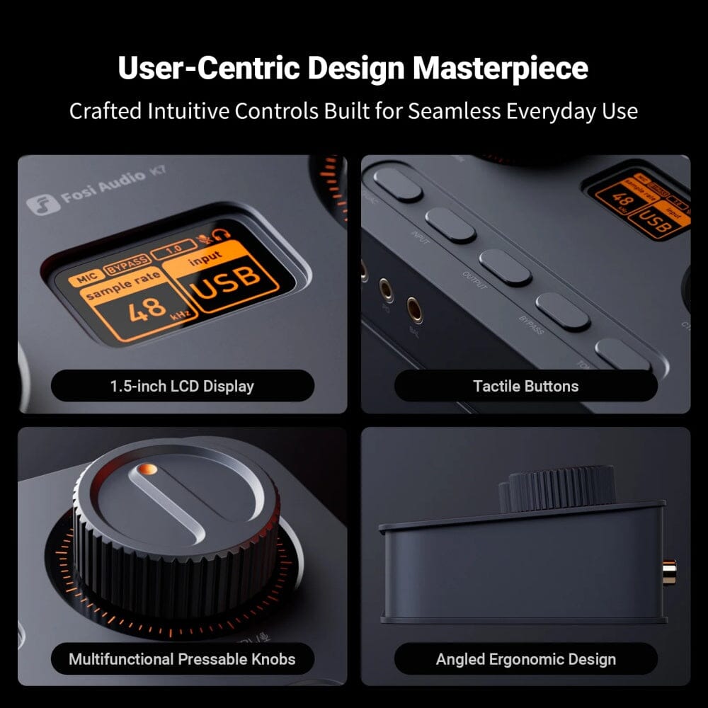 Fosi Audio K7 HiFi DAC & Headphone Amplifier
