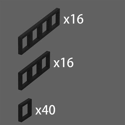 KBDfans Plate Foam Kit