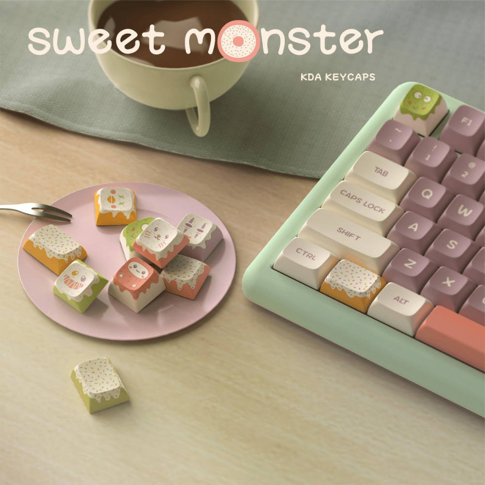 KeyTok Sweet Monster KDA Profile Keycaps
