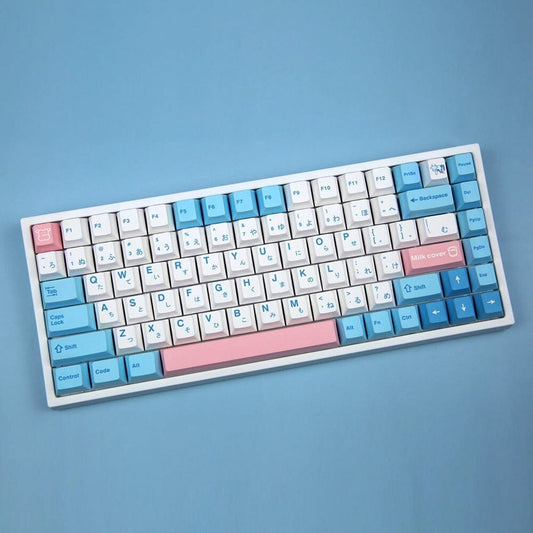 YUNZII Milk PBT Cherry Profile Keycaps