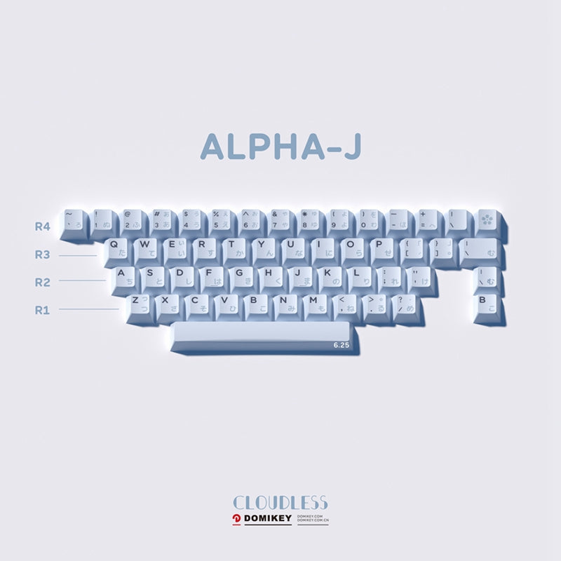 DOMIKEY Cloudless Cherry Profile Keycap Set