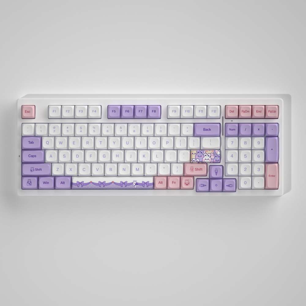 YUNZII Lavender Rabbits XDA Keycap - IPOPULARSHOP