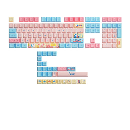 Akko Doraemon Macaron Keycap Set(136-key) - IPOPULARSHOP