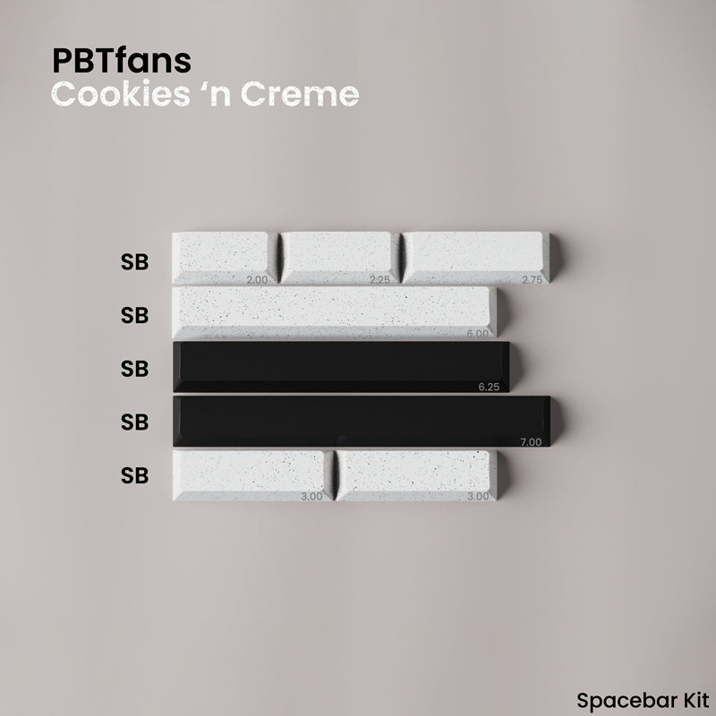 KBDfans COOKIES 'N CREME Cherry Profile Keycaps Set - IPOPULARSHOP