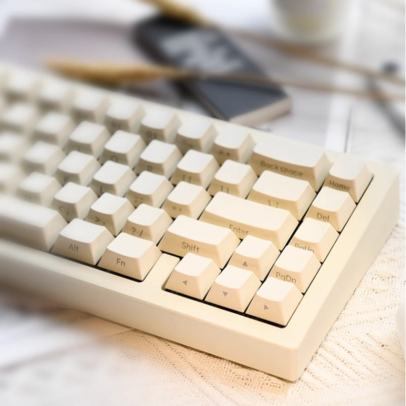 AJAZZ AC067 White Moon Mechanical Keyboard - IPOPULARSHOP