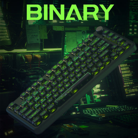 PIIFOX Binary ASA Profile Keycaps - IPOPULARSHOP