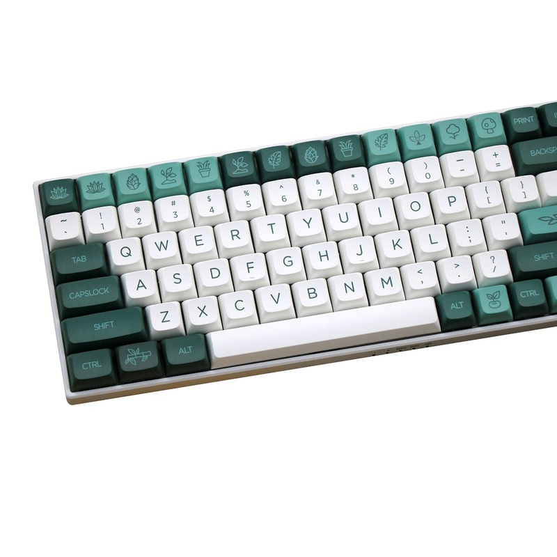 G-MKY 138 Botanical XDA PBT Keycaps - IPOPULARSHOP