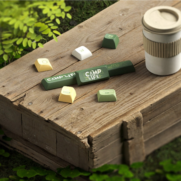 KeyTok Camping PBT KDA Keycaps - IPOPULARSHOP