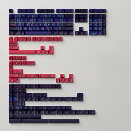 Akko Panda/Olivia/Neon/North Carolina Blue MDA PBT Keycaps - IPOPULARSHOP