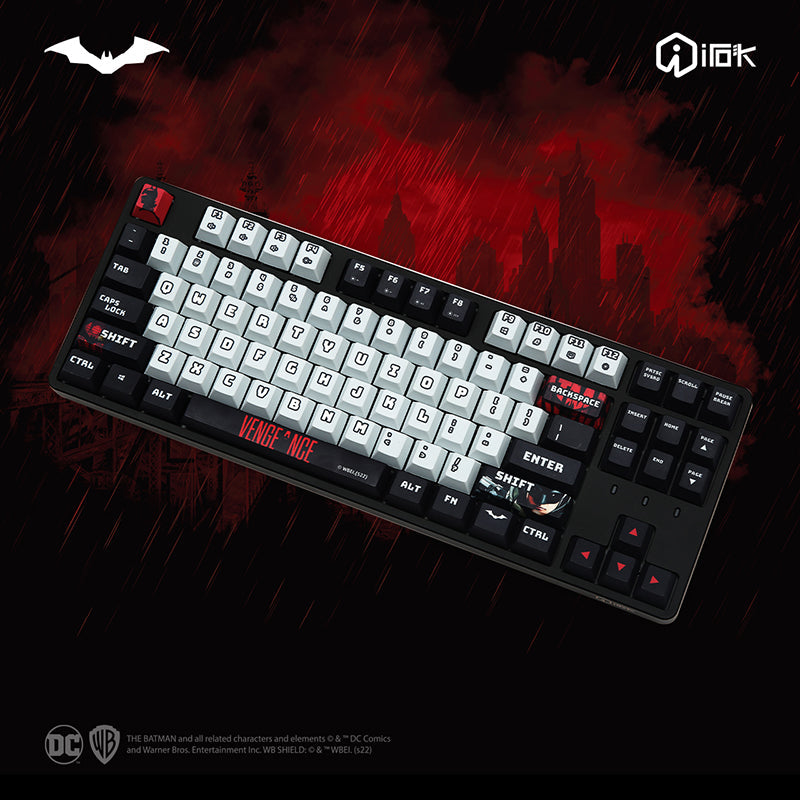 IROK FE87 Batman Wired Mechanical Keyboard - IPOPULARSHOP