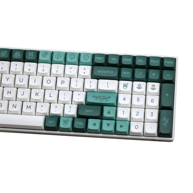 G-MKY 138 Botanical XDA PBT Keycaps - IPOPULARSHOP