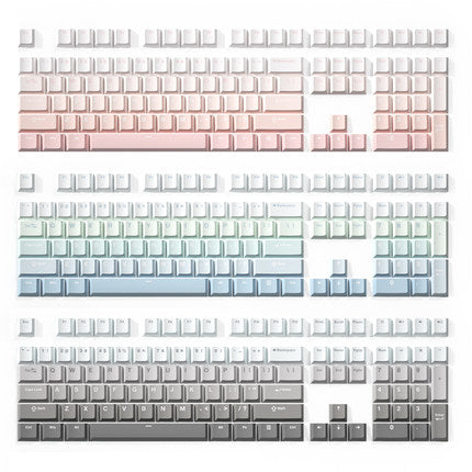 FL·ESPORTS Gradient Color Cherry Profile Keycaps - IPOPULARSHOP