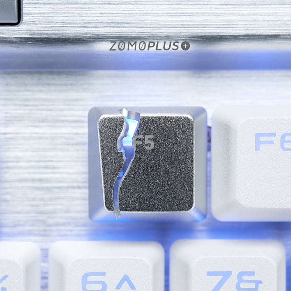 Zomoplus Cracked F5 Aluminum Artisan Keycap - IPOPULARSHOP