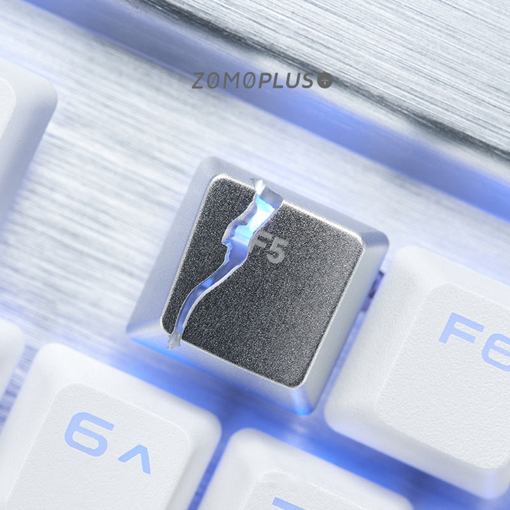 Zomoplus Cracked F5 Aluminum Artisan Keycap - IPOPULARSHOP
