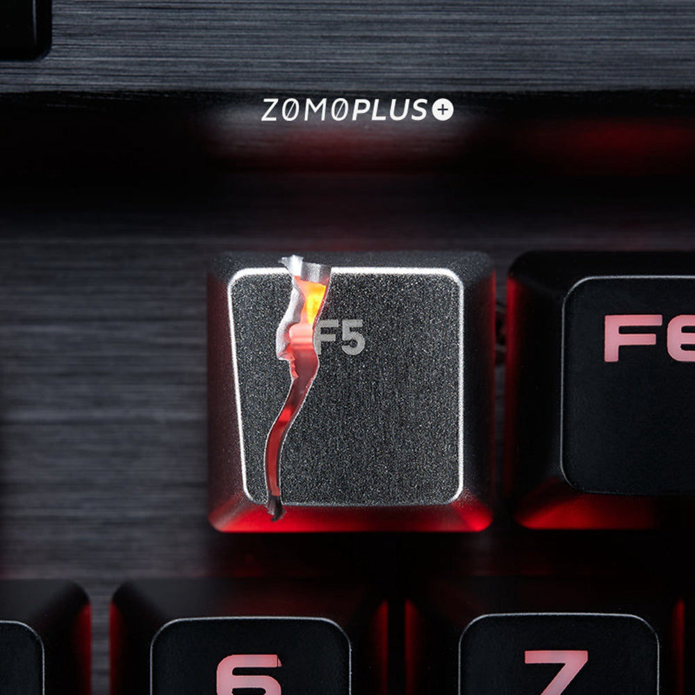 Zomoplus Cracked F5 Aluminum Artisan Keycap - IPOPULARSHOP