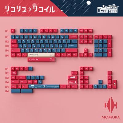 MOMOKA Lycoris Recoil Cherry Keycaps - IPOPULARSHOP