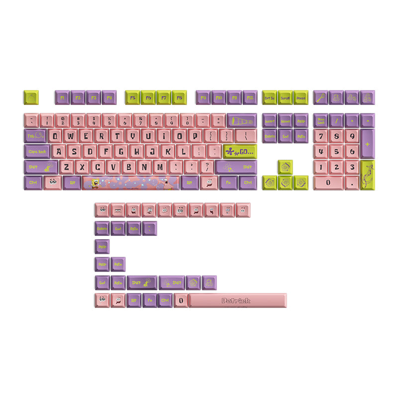 Akko Patrick/Saint Seiya/Black & Pink/Wave/Doraemon/SpongeBob/EVA-01 Themed Keycap - IPOPULARSHOP