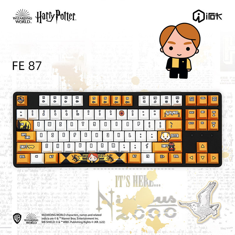 IROK FE87/104 Harry Potter Wired Mechanical Keyboard - IPOPULARSHOP