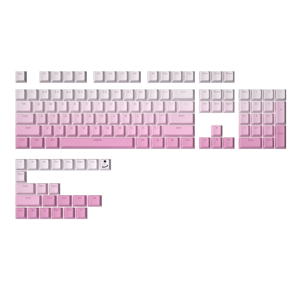 YUNZII Gradient Cherry Profile Keycap Set - IPOPULARSHOP