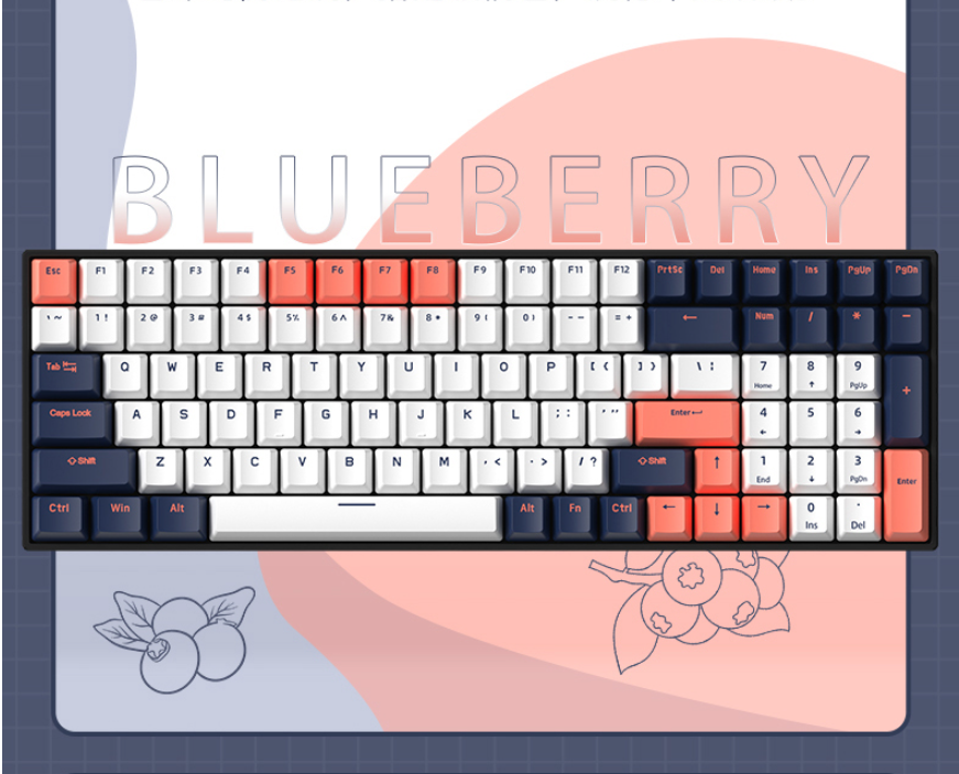 Royal Kludge RK860 RGB/White Light TTC Switch Mechanical Keyboard - IPOPULARSHOP