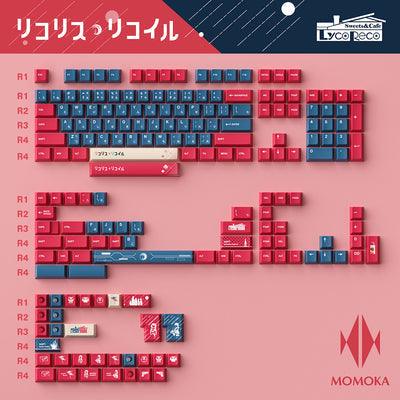 MOMOKA Lycoris Recoil Cherry Keycaps - IPOPULARSHOP